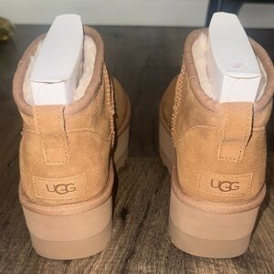 UGG CLASSIC ULTRA MINI PLATFORM-CHESTNUT